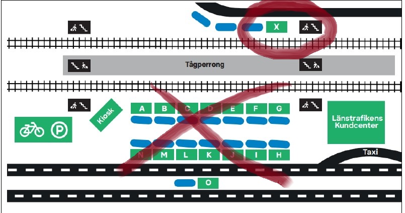 Hllplats X rebro resecentrum
